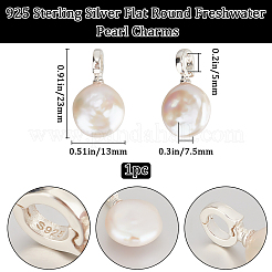 1 шт. подвески из натурального барочного жемчуга Кеши FIND-BBC0002-39B