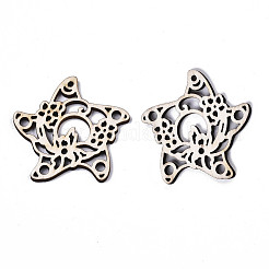 Необработанный натуральный тополь дерево филигрань столярные звенья WOOD-N006-75