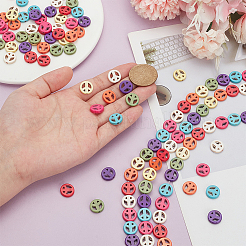 4 нити синтетических бирюзовых бусин G-BC0001-54A-03