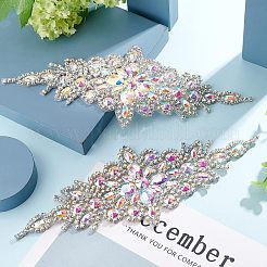 Цветок горный хрусталь с исправлением из стекла FIND-WH0050-29A