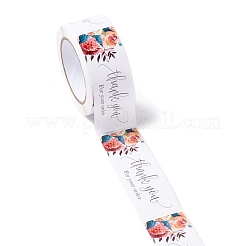 Прямоугольник со словом спасибо бумажные наклейки DIY-B041-28B