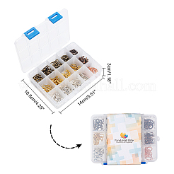 Тибетское Хук Стиль и глаз застежками&nbsp;TIBE-PH0005-13-WH