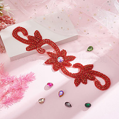 Цветок исправление горный хрусталь DIY-WH0504-33A