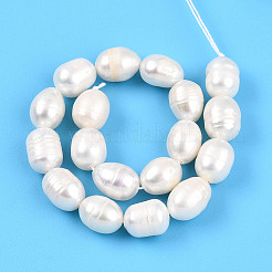 Нити из натурального культивированного пресноводного жемчуга PEAR-N012-08P-01