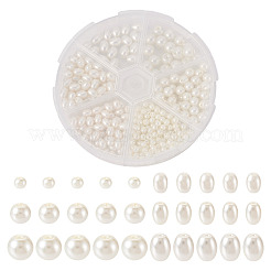 410 pz 6 stili di perle di vetro&nbsp;HY-TA0003-04B
