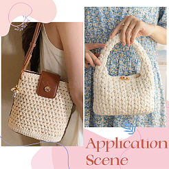 5 pz 5 colori fondo per borsa in similpelle PU&nbsp;FIND-CL0001-87B
