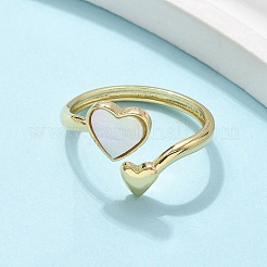 Кольца-манжеты из латуни для женщин RJEW-C126-09G