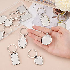 12 шт. 6 стильных брелока из сплава AJEW-GA0007-46