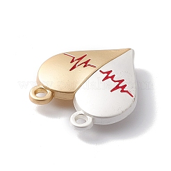 Fermoirs magnétiques en alliage de coeur d'amour&nbsp;FIND-C013-01D