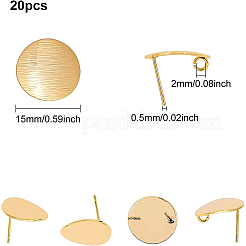 Латунные выступы уха&nbsp;KK-BC0005-29G