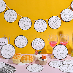 Papier-Volleyball-Hängebanner&nbsp;AJEW-WH0752-464