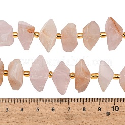 Natürlichen Rosenquarz Perlen Stränge&nbsp;G-F833-T01-01