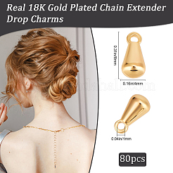 80 шт. Латунные подвески KK-BBC0014-10B