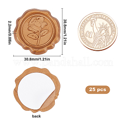 Adesivi con sigillo di cera adesiva&nbsp;DIY-WH0201-02B