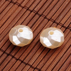 Граненые бусины с имитацией жемчуга и жемчуга OACR-L004-3604