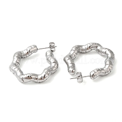 Некорневая серьга-гвоздик из нержавеющей стали 304&nbsp;EJEW-K244-37P