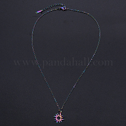 201 подвеска из нержавеющей стали ожерелье NJEW-S105-JN632