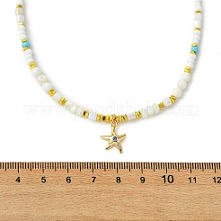Ciondolo a forma di animali marini in ottone con pavé di zirconi cubici trasparenti&nbsp;NJEW-JN06345