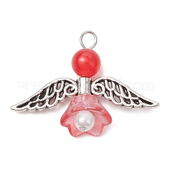 Pendentifs en perles de verre nacrées&nbsp;PALLOY-JF03205-05