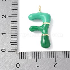 Латунь эмаль подвески KK-E093-03G-F-02