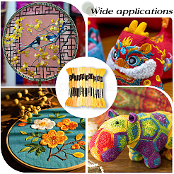 6-слойная полиэфирная нить для вышивания OCOR-WH20074-01A-05