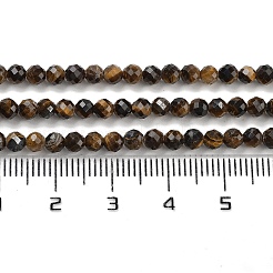 Природных тигровый глаз бисер нитей G-G105-A06-02