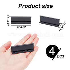 Espositori da tavolo per insegne in lega di alluminio&nbsp;ODIS-WH0020-85B-01