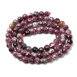 Натуральный сливовый цвет турмалиновый бисер пряди&nbsp;G-G344-C01-6mm
