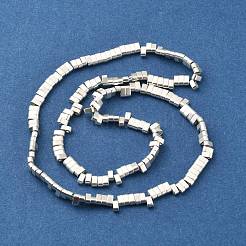 Гальванические немагнитная синтетический гематит бисер пряди G-E495-11B-03