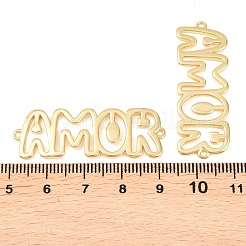 Латунный полый соединительный кулон&nbsp;KK-F931-28C-G