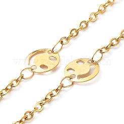 Collier à maillons en acier inoxydable 304&nbsp;NJEW-JN03590