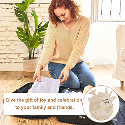 Незаконченный деревянный подарочный держатель для денег AJEW-WH0270-304B