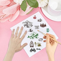 Individuelle transparente Stempel aus PVC-Kunststoff&nbsp;DIY-WH0439-0036