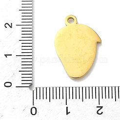 304 Edelstahl-Obst-Emaille-Anhänger&nbsp;LS-STAS-G362-04G-02