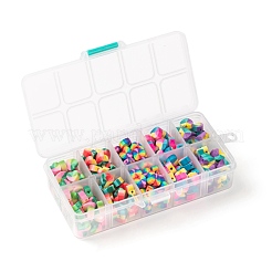 300шт 5 стиля ручной работы бусины из полимерной глины CLAY-LS0001-04