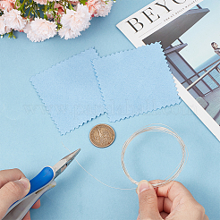 999 тонкая круглая проволока из стерлингового серебра STER-BBC0005-66C