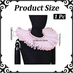 Cuello falso de gasa desmontable para dama&nbsp;AJEW-WH20042-91C