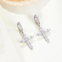 Элегантные серьги-кольца из стерлингового серебра 925 пробы SB6436