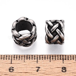 Бусины европейского стиля с крупными отверстиями из нержавеющей стали 304&nbsp;STAS-T072-99AS