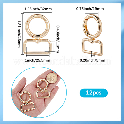 12 шт. Поворотные застежки из сплава&nbsp;FIND-SP0003-62G