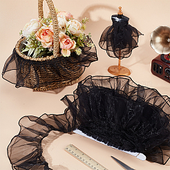 1 шт. плиссированная кружевная лента из органзы&nbsp;OCOR-HY0001-33A