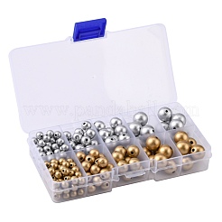 Spruzzo stile verniciato opaco perle sintetiche&nbsp;OACR-FS0001-07