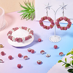 120 шт. 4 вида бусин в виде диско-шара&nbsp;RB-TA0001-16