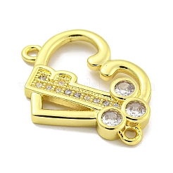 Латунное покрытие стойки проложить прозрачные подвески из кубического циркония&nbsp;KK-B091-33G