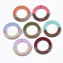 Подвески из смолы и ореха RESI-S358-04