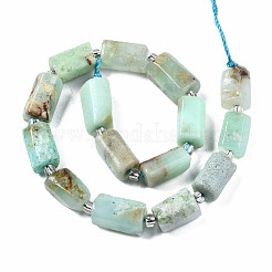 Натуральные хризопразные бисерные пряди G-S376-013