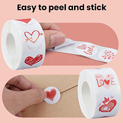 2 Rolle selbstklebende Papieraufkleber in 2 Ausführungen&nbsp;DIY-GF0013-11