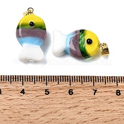 Pendentifs vernissées manuelles&nbsp;LAMP-A007-01G-05-02