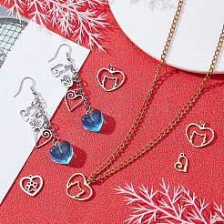 Подвески из нержавеющей стали в стиле 24шт. STAS-GA0001-18