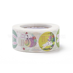 8 rouleaux d'autocollants en papier autocollant sur le thème de Pâques&nbsp;X1-DIY-C060-03N